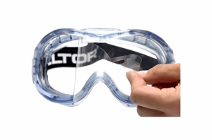 3М™ Peltor™ Fahrenheit™ 71360-00013М Закрытые очки со сменными пленками, ацетатные