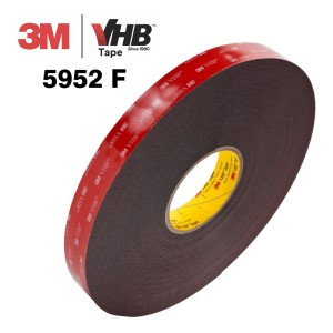 3M VHB 5952 F - Двусторонняя клейкая лента толщиной 1.1мм, в рулоне 33 метра