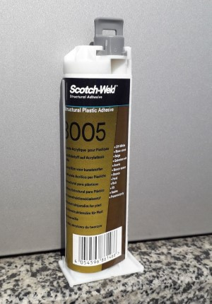 3M™ Scotch-Weld™ DP8005 Двокомпонентний акриловий клей, 45 мл, 1 картридж