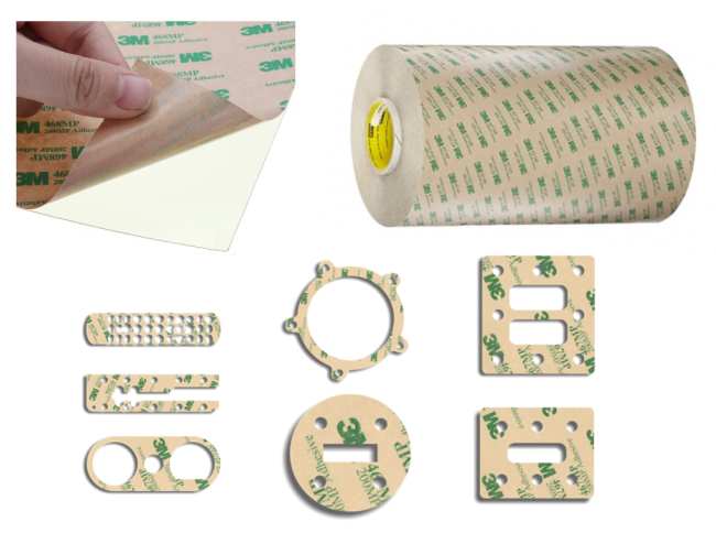 На фото термостойкий двухсторонний прозрачный скотч 3M 468 MP Adhesive Transfer Tape