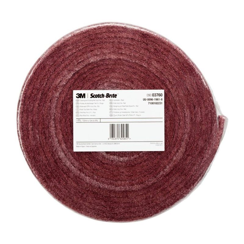 3M Scotch-Brite non-woven roll CF-RL, 100 mm x 10 m, A VFN+ 03760 / 07612 3M Scotch-Brite non-woven roll CF-RL, 100 mm x 10 m, A VFN+ 03760 / 07612