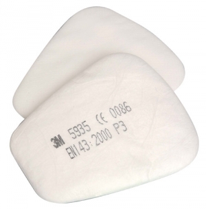3M™ 5935 Противоаэрозольный фильтр (предфильтр), 1 пара