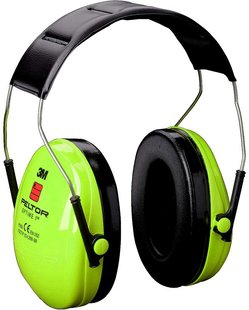 Сигнальні захисні навушники 3М Пелтор Оптим 1 HI-VIZ H510A-470-GB
