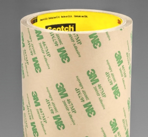 3M 467MPL Клеепереносящая двусторонняя лента, 0,05мм толщина, 55м в рулоне