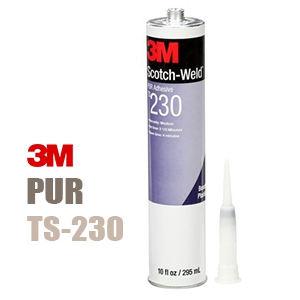 3M PUR TS-230 Термоактивируемый полиуретановый клей, цвет белый