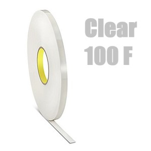 3M 100 Clear Прозрачный двухсторонний скотч, толщина 1 мм