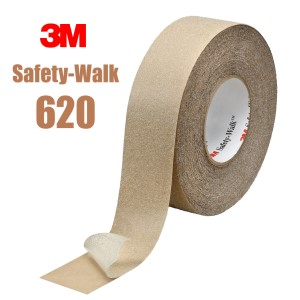 Антискользящая клейкая лента 3М Safety-Walk 620 Clear, прозрачная, в рулоне 18,3м